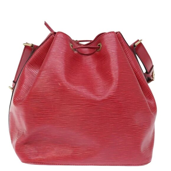 LOUIS VUITTON Epi Petit Noe Shoulder Bag Red - Picture 3 of 15
